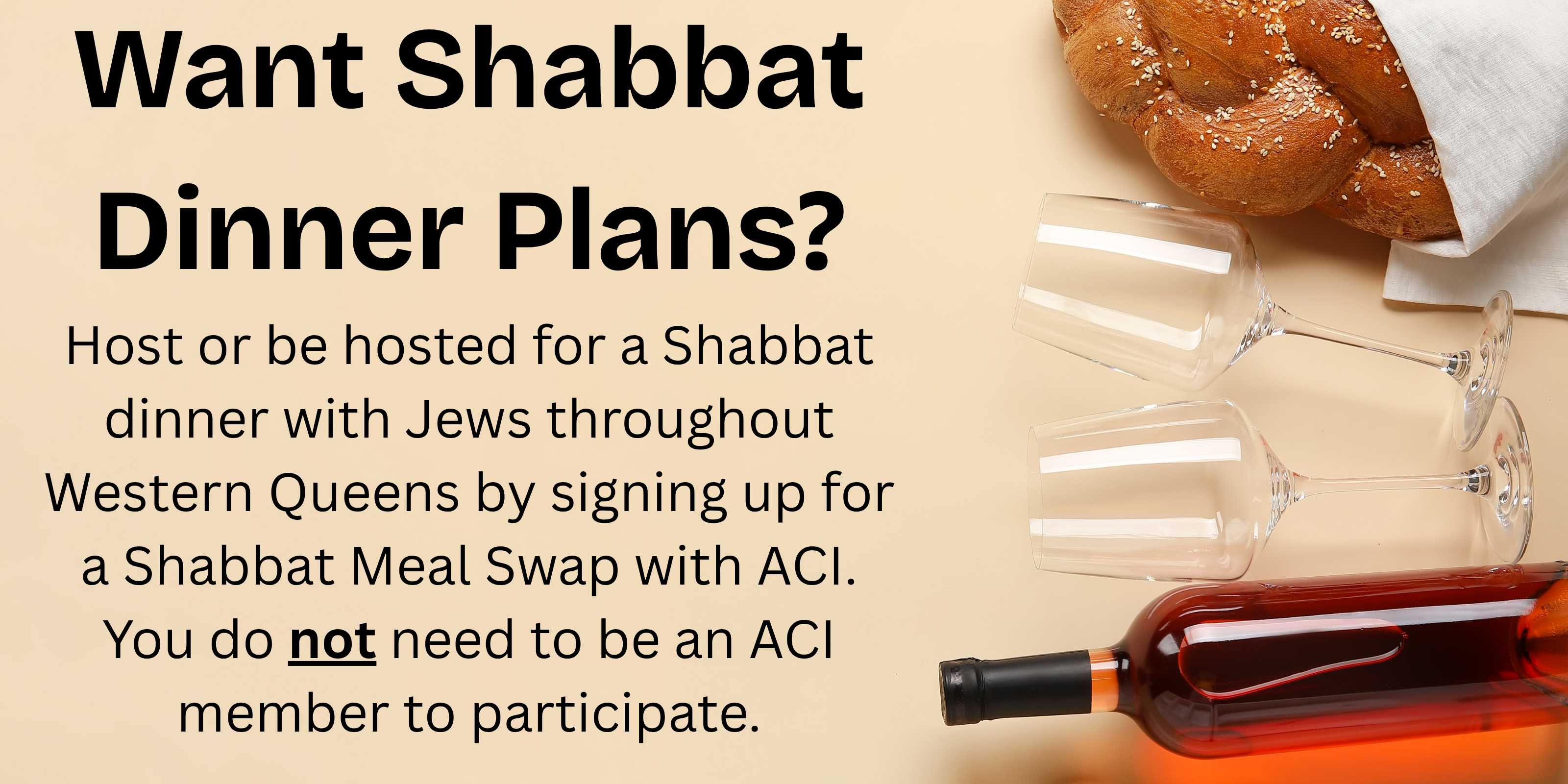 Our Shabbat Dinner Swap is Back!